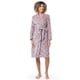 thumbnail image 1 of Bata de Forro Polar Fruit of the Loom con Diseño de Copos de Nieve para Mujer Talla 3X, 1 of 5