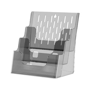 Magideal - Organizador De Archivos De Pared, Soporte Para Documentos, Estante Vertical Para Suministros, Organizador De Correo Para Periódicos, Maquillaje, Hogar Gris