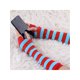 thumbnail image 4 of GUANTES SIN DEDOS PARA MUJER INSPIRE CHIC, CALENTADORES DE BRAZO TEJIDOS CON ESTAMPADO, LONGITUD HASTA EL CODO, AZUL ROJO, 4 of 6