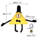 thumbnail image 2 of Set de regalo de peluche VIYRDOK Bill Cipher con colgante, 2 of 9
