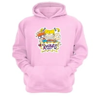 Genérico - Polerón Canguro Aventuras En Pañales Rosa Talla L Unisex