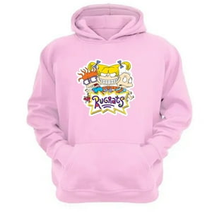 Genérico - Polerón Canguro Aventuras En Pañales Rosa Talla L Unisex