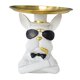 thumbnail image 4 of Guía Bulldog Estatua Escritorio Sundries Contenedor Perro Dog Animal Bandeja Decoración Del Hogar Blanco, 4 of 5