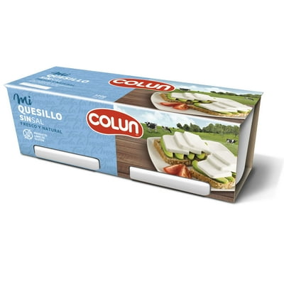 Quesillo Fresco Sin Sal Bolsa 320 G Colun