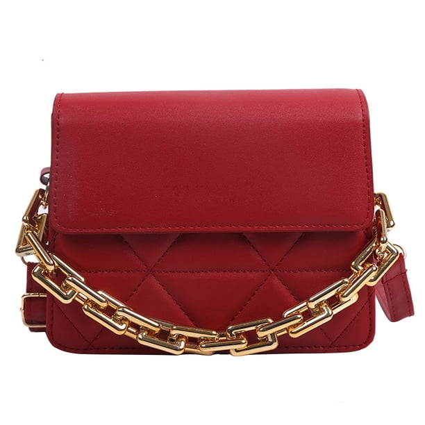 Bolsos Cruzados Para Mujer, Bolso De Hombro Pequeño Con Correa De Cadena, Bolso De Mano