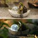 thumbnail image 4 of Estatua de Tortuga Solar para Jardín – Decoración Exterior de Resina Rezpuao, 4 of 9