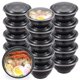 thumbnail image 1 of Cuencos para preparación de comidas Kitch'nMore, extra gruesos, 1,1 litros, con tapas, 30 unidades, 1 of 7