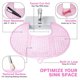 thumbnail image 5 of Funda de lavabo plegable Sink Topper de silicona, color rosa, 5 of 9