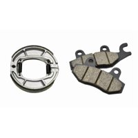 Genérico - Pastillas Delanteras + Balatas Yamaha Fazer 250 O Ybr 250 Gris