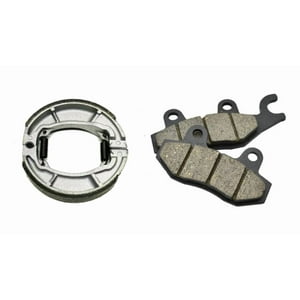 Genérico - Pastillas Delanteras + Balatas Yamaha Fazer 250 O Ybr 250 Gris