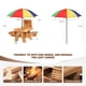 thumbnail image 2 of Comedero para Ardillas Gnodry con Paraguas y Mesa de Picnic, 2 of 7