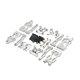 thumbnail image 2 of Piezas De Metal Actualizadas De Automóvil RC Parte De Automóvil RC Para Q130A C8805 1:16 RC Car DIY ACCS Argent, 2 of 5