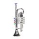 thumbnail image 1 of Mini Instrumento Musical De Trompeta De Simulación De Teclas De Colores Para Ni?os, Ni?as, 4 Tonos, Plateado, 1 of 5