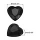 thumbnail image 2 of 60 piezas de pedrería de corazón de acrílico 8mm con respaldo plano, gemas de plástico para manualidades, pintura facial, fabricación de joyas de disfraces, negro, 2 of 7