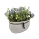 thumbnail image 3 of Planta Artificial Macetero Ceramica Blanco Arreglo Floral celeste, 3 of 6