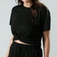 thumbnail image 1 of Polera Nudo Manga Corta Flores Mujer 50364-2, 1 of 2