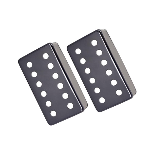 Cubierta De Pastilla De Guitarra De Cobre De 2 Uds Para Reemplazo De Guitarra Eléctrica De 6 Cuerdas Negro