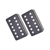 Bothyi - Cubierta De Pastilla De Guitarra De Cobre De 2 Uds Para Reemplazo De Guitarra Eléctrica De 6 Cuerdas Negro