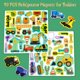thumbnail image 2 of Magnetic Play Sticker Book, obras de construcción, imanes para nevera, 2 of 7