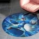 thumbnail image 4 of Mega Man Megaman Alfombra Redonda de Felpa Coral, Antideslizante, No Desprende Pelusas, Lavable y Duradera para Salón, Dormitorio y Habitación de Niños 60cm, 4 of 6