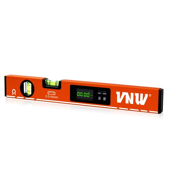 Digital Level VNW de 16 pulgadas con pantalla LCD y luz de burbujas