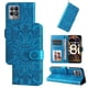 thumbnail image 1 of Funda tipo cartera FOXDOCK para Realme 8i , diseño girasol en relieve, cuero PU, cierre magnético, soporte y tarjetero, 1 of 5