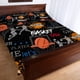 thumbnail image 2 of Basketball Lover - Juego de edredón personalizado de baloncesto, 2 of 3