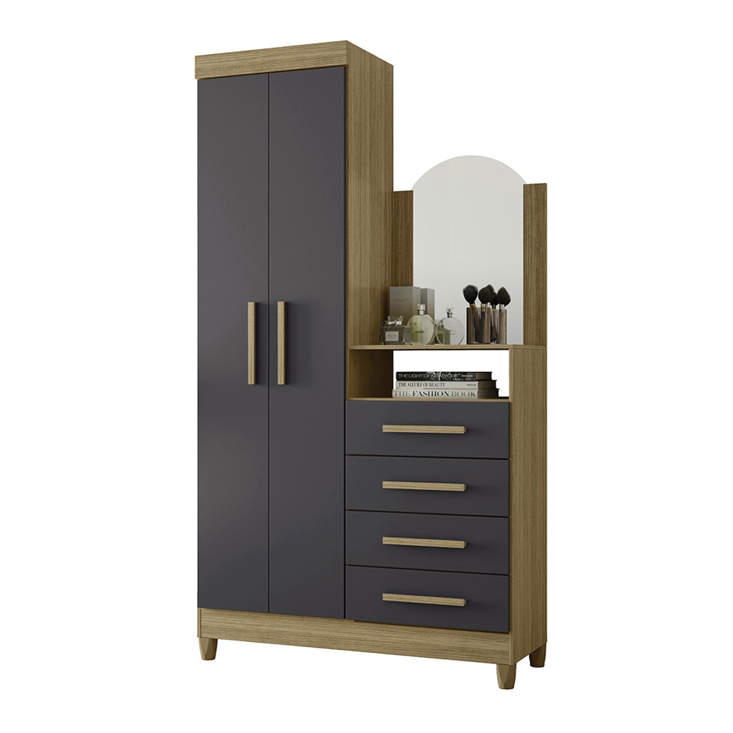 Vekkahome - Comoda Capri Grey 2p+4c