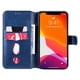 thumbnail image 2 of Funda Billetera para iPhone 14 con Porta Tarjetas y Soporte Ajustable Azul, 2 of 6