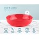 thumbnail image 4 of Juego de 4 tazones de pasta KooK de 1183 ml – rojo, 4 of 5