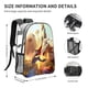 thumbnail image 2 of Liga de SupermascotasMochila transparente temática, resistente y duradera, bolsa see-through para trabajo, deporte, universidad y viaje, 31 × 43 cm, 2 of 6