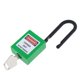 thumbnail image 3 of Candado De Bloqueo De Seguridad Con Llaves Iguales, Grillete De Nailon De 38 Mm, Color Verde, 3 of 5
