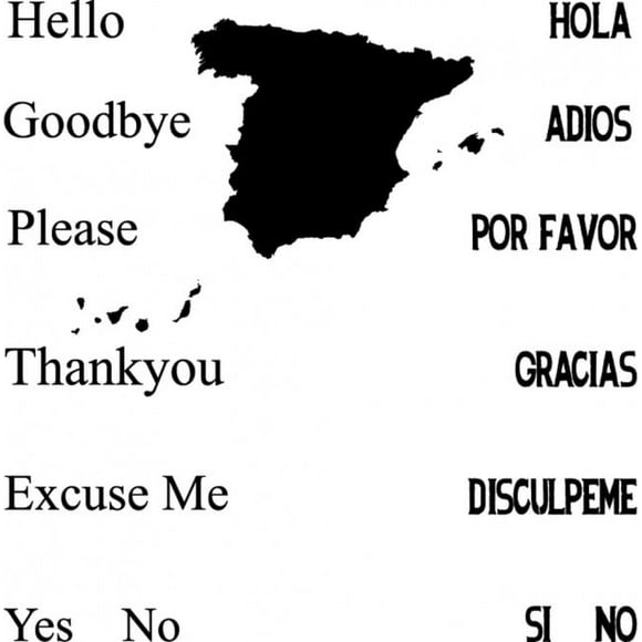 Decomural Language Basics Spanish School Education WS-34530