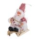 thumbnail image 3 of Colgante De árbol De Navidad, Trineo, Mu?eco De Papá Noel Para Festival De Invierno Al Aire Libre, Sombrero De Lentejuelas Rosa, 3 of 5