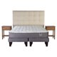 thumbnail image 1 of Cama Georgehome 2 Plazas + Respaldo Arena + 2 Veladores, 1 of 9