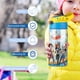 thumbnail image 5 of Super Hero Girls Botella de Agua con Tapa Pop Top de Un Toque, Acero Inoxidable, a Prueba de Fugas, para Deportes, Botella Infantil azul 12 oz, 5 of 6