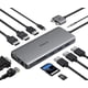 thumbnail image 1 of Adaptador HDMI 12 en 1 para MacBook Pro de doble monitor, 1 of 8