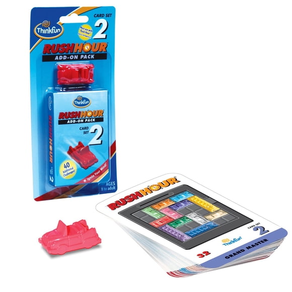 Juego de mesa ThinkFun Rush Hour 2 con 40 desafíos de más de 8 años