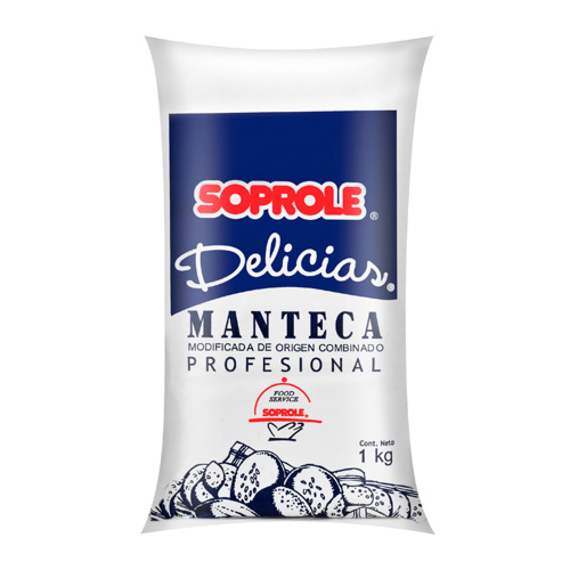 Manteca Bolsa 1 Kg Soprole