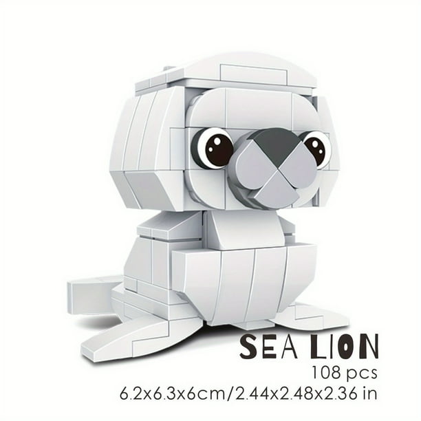 Building Blocks Toys, Cute Animal Assembled Building Blocks, Animal Model, Koala, Sea Lion, Flamingo, Small Particle Block, Boy Toy, Girl Toy, Children's Toys, Gifts