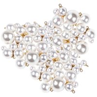 Bothyi - 100X Cuentas De Perlas De Imitación Cuentas Espaciadoras Sueltas Redondas Para Pendientes Artesanales Diy