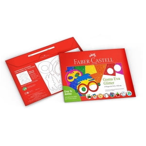 Faber Castell - Goma Eva Glitter Faber-Castell X6 Pliegos