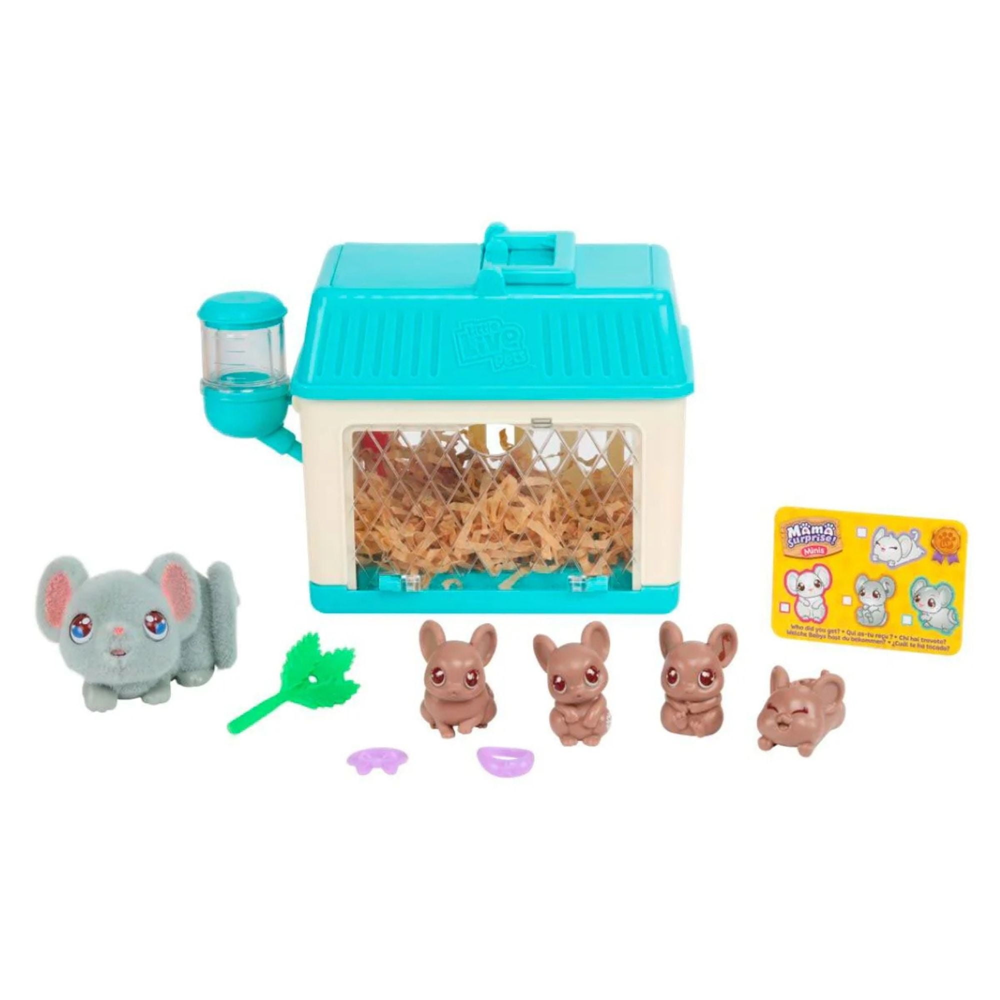 Figura Coleccionable Little Live Pets Mama Sorpresa Celeste