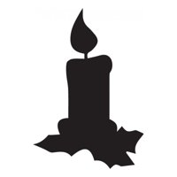 Rienda Libre Graphics - Decomural Christmas Candle Xmas Pack Ws-33201