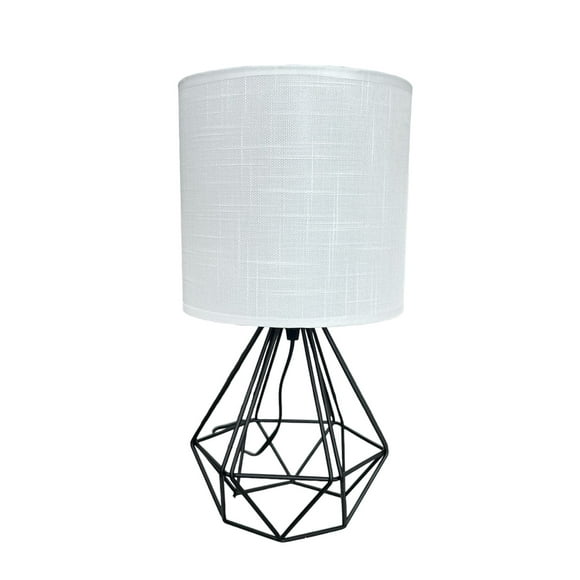 Lampara De Velador Lampara De Mesa Diseño Metal Geometrico B