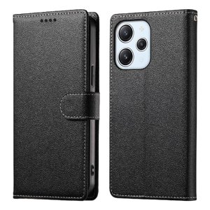 Funda Para Foxdock Xiaomi Redmi 12 4G/5G– Cuero Premium, 3 Ranuras Para Tarjetas, Protección Contra Impactos