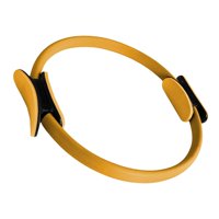 Magideal - Pilates Anillo De Muslo Resistencia A Los Dispositivos De Entrenamiento Del Equipo Tóner Tonificando Muslos Piernas Círculo De Fitness Anillo De Amarillo