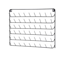 Magideal - Portahilos, Portacarretes Montado En La Pared, 54 Carretes, Almacenamiento De Hilo Portátil, Estante Para Hilo De Bordar Para Sastres, Tejido Trenzado Negro