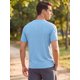thumbnail image 3 of INSPIRE CHIC Camiseta Atlética para Hombre de Manga Corta Cuello Redondo Camisetas para Correr L Azul, 3 of 5