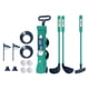 thumbnail image 4 of Juego de golf para niños con bolsa para palos, camisetas, césped, educación temprana, juego de palos de golf, juguete con pelotas de golf para niños d Azul, 4 of 5